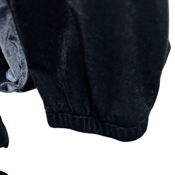 Blue velvet  jogger trousers - Picture 6 of 6